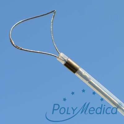 Петля для полипэктомии серповидная 10 мм для канала 2.8 мм, длина 2400 мм