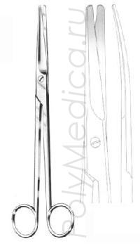 Ножницы тупоконечные по Майо-Харингтону изогнутые 225 мм