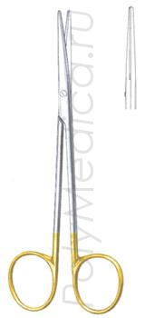 Ножницы METZEMBAUM, прямые, тупоконечные, длина 18 см