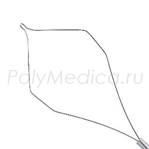 Одноразовая петля для полипэктомии гексагональная Pentax, длина 2300 мм диаметр 2,4 мм раскрытие на 20 мм