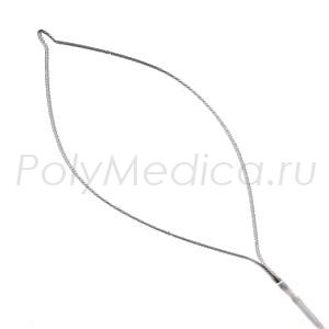 Одноразовая петля для полипэктомии овальная Pentax, длина 1650 мм диаметр 2,4 мм раскрытие на 15 мм