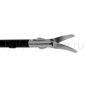 Ножницы Метценбаума, монополярные, модульные, изогнутый ствол, диаметр 5 мм, длина 364 мм