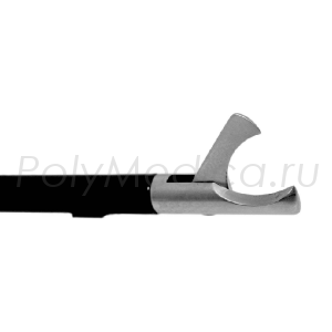 Ножницы клювовидные однобраншевые, монополярные, модульные, изогнутый ствол, диаметр 5 мм, длина 349 мм