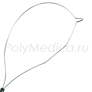 Петля серповидная электрохирургическая многоразовая с металлическим тубусом